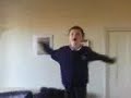 Patrick Star (aka sam) jumping of a sofa
