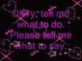 Dear diary - Britney spears lyrics.