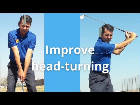 GOLF LESSONS – BACKSWING – ROTATION OF THE HEAD (FIX REVERSE SPINE ANGLE)