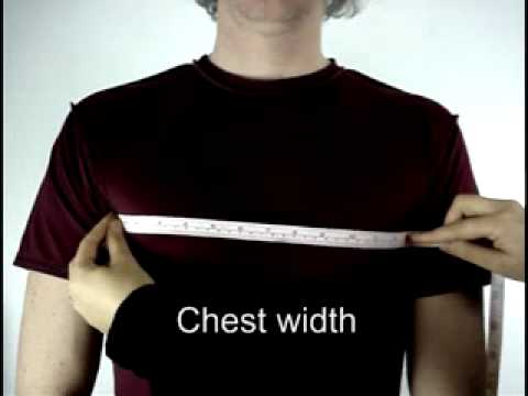 how to measure the width of a t shirt