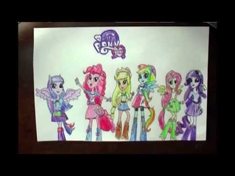 how to draw equestria girl base