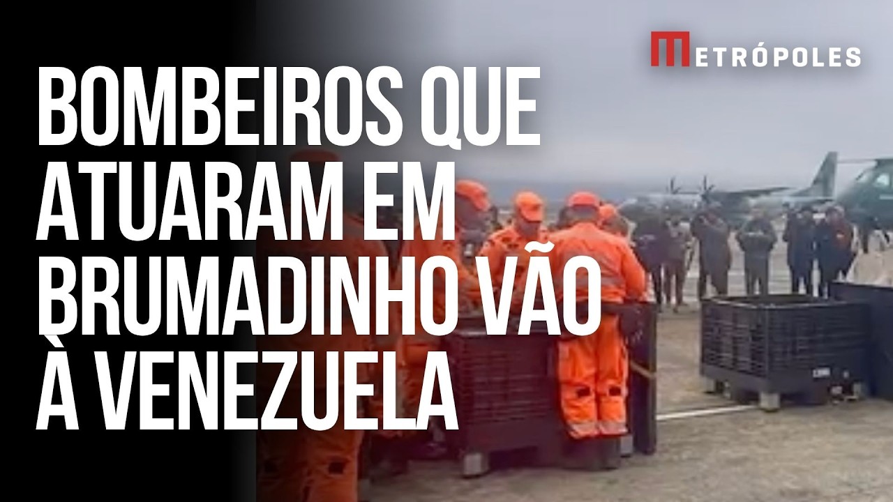 Bombeiros de MG enviados à Venezuela atuaram em Brumadinho e Turquia