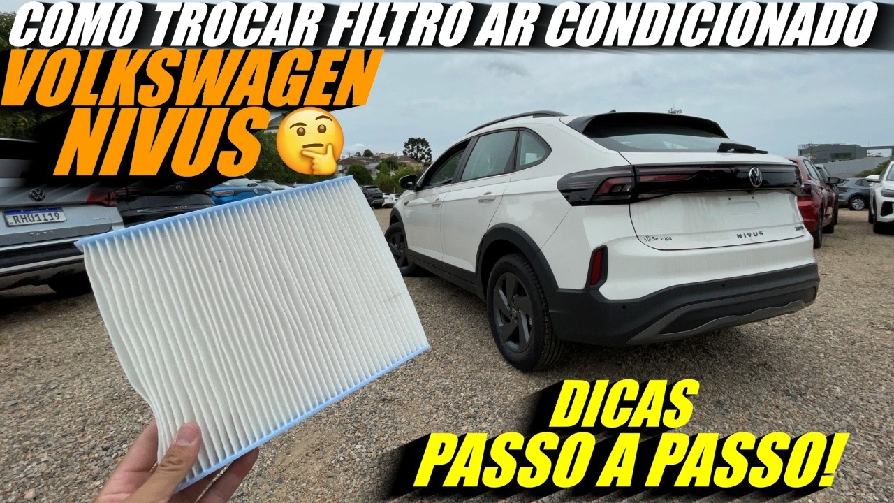 Como trocar filtro de ar condicionado VW NIVUS 2026 à 2020! Passo a Passo para VW NIVUS (Todos anos)