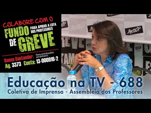 Assembleia Estadual dos Professores dia 29 de maio - 14h