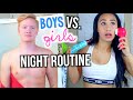 Night Routine Guys Vs. Girls