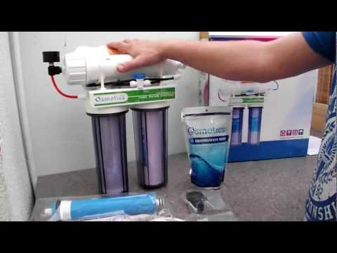 how to drain reverse osmosis tank