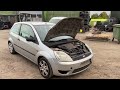 Ford Fiesta 5 1.25 16V Sloopvoertuig (2003, Grijs)