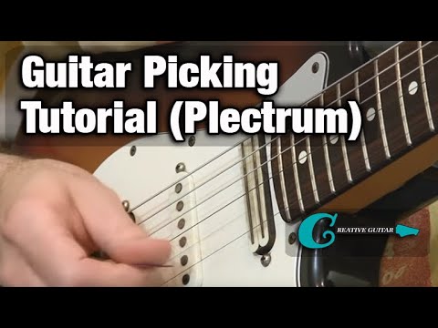 how to properly pick a guitar
