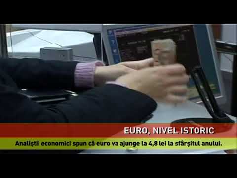 Depreciere alarmantă a leului, în raport cu euro
