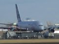 A380 departs YUL on runway 24R