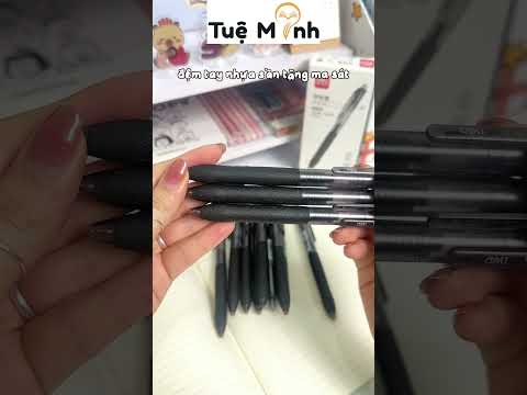Bút bi bấm Deli đệm tay chống trượt S07 B148