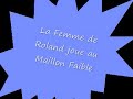 La femme de Roland joue au Maillon faible