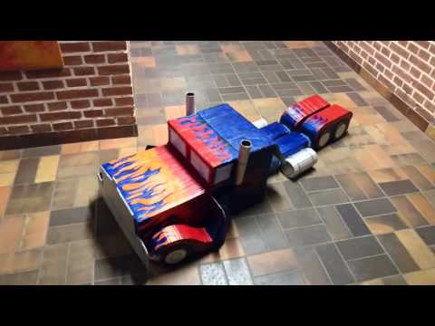 Optimus Prime Transforming Transformer Costume