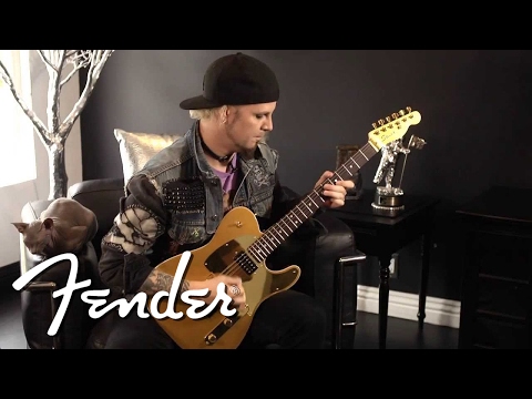 John 5 Squier Tele in Frost Gold