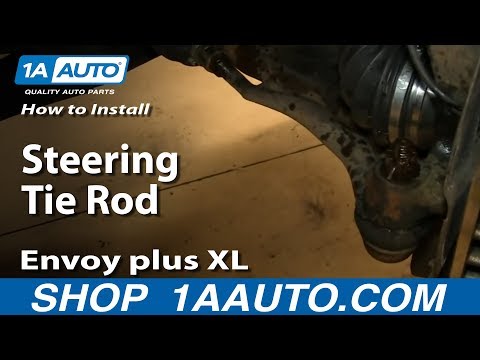 How To Install Replace Outer Steering Tie Rod 2002-09 GMC Envoy plus XL and XUV