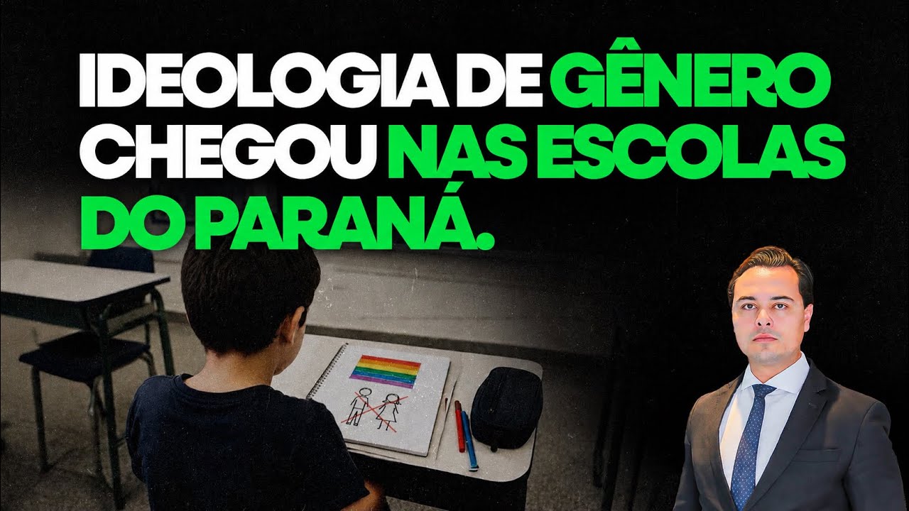 🚨Ideologia de gênero chegou nas escolas no Paraná