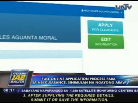 how to apply online nbi