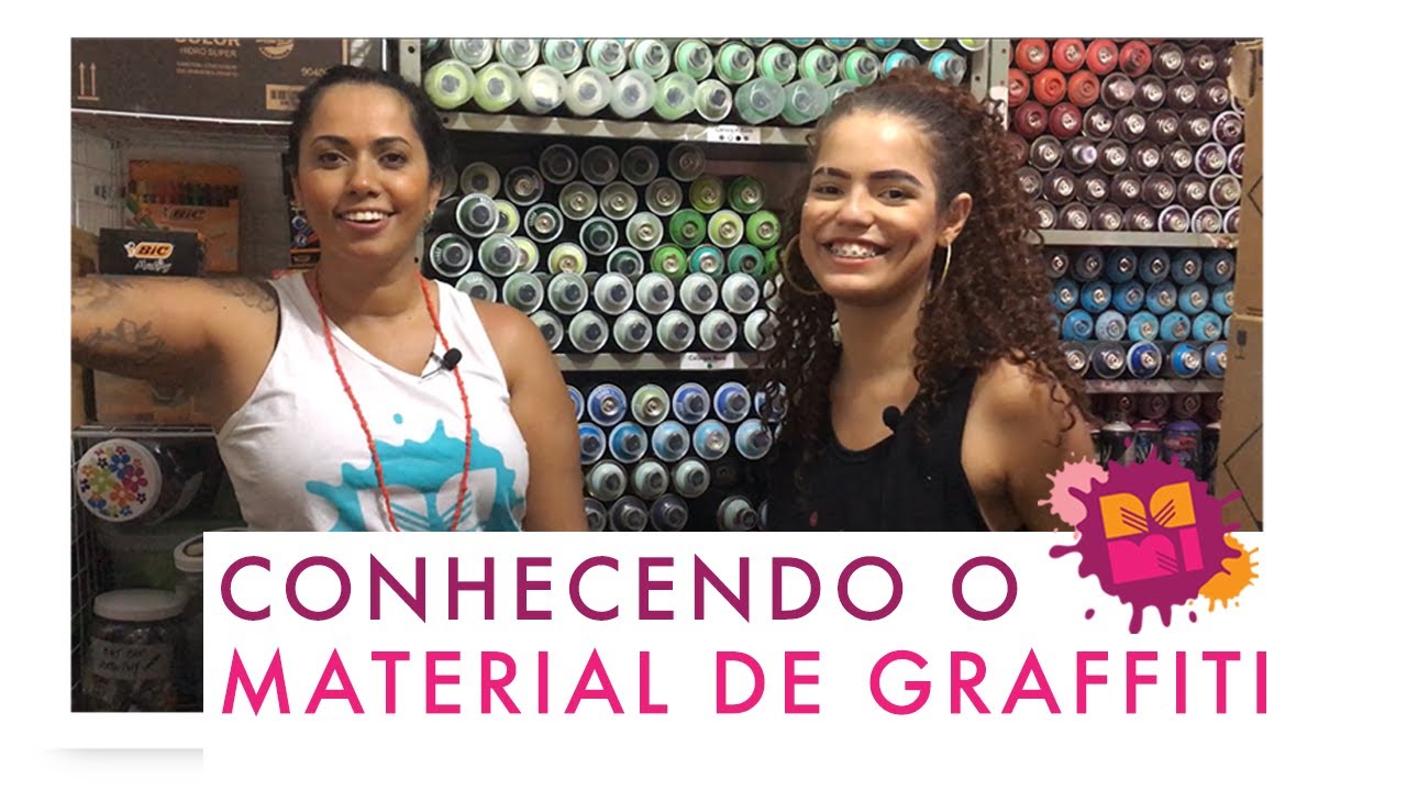 E003 - Conhecendo o material de graffiti