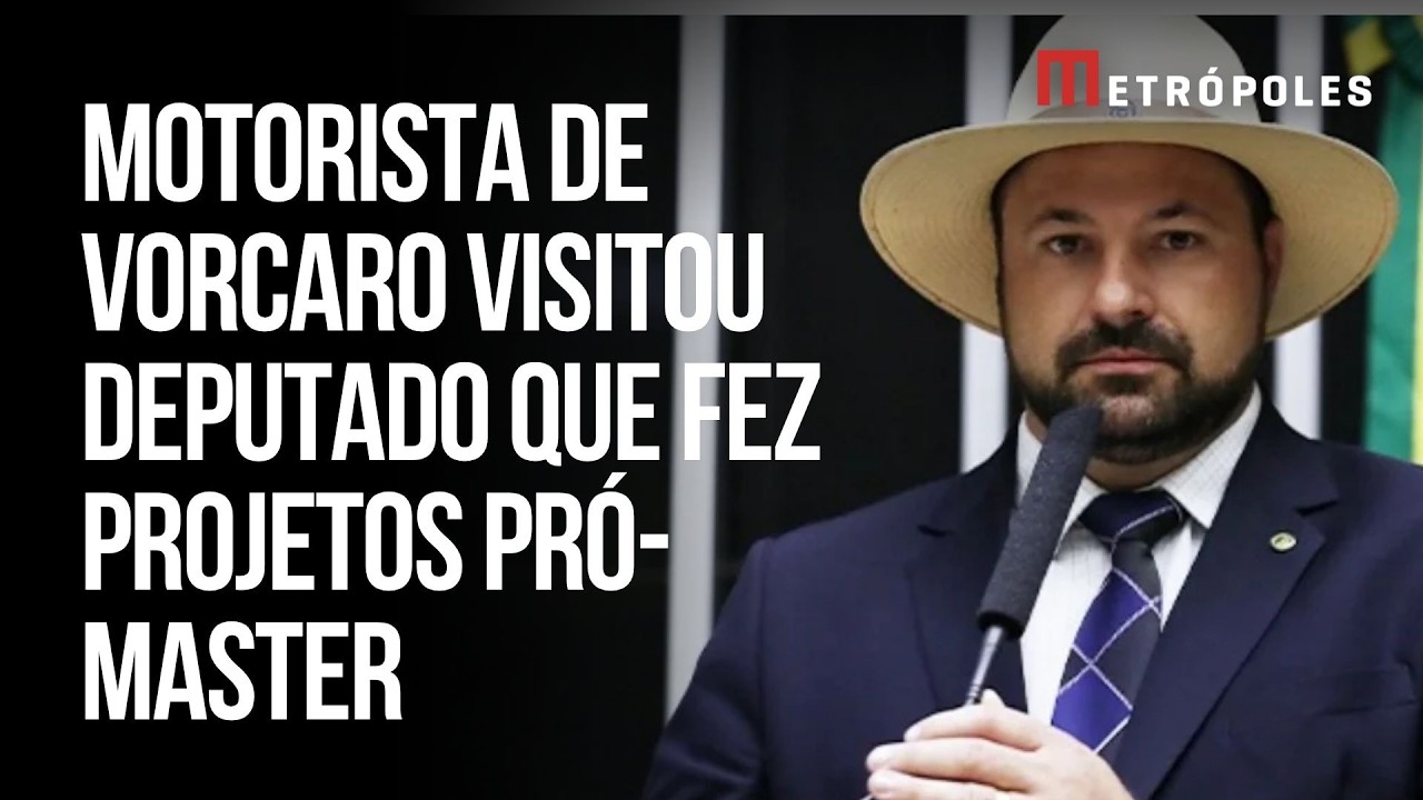 Deputado visitado por motorista de Vorcaro fez projetos de interesse do Master