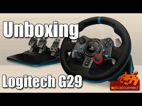 PS4 Unboxing Logitech G29 Lenkrad + PS4-Check