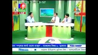 TV intv on World Glaucoma Day at Bangla Vision