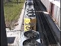 Amtrak and CSX in Connellsville, PA