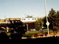 BART Train Passing Longs Drugs