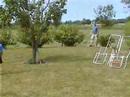 Playing football