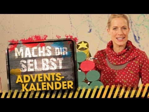basteln - Ein Adventskalender muss SPASS machen und ACTION bieten. Findet zumindest Jusche und zeigt euch, wie ihr einen Kalender basteln könnt, der jeden Tag im Dezem...