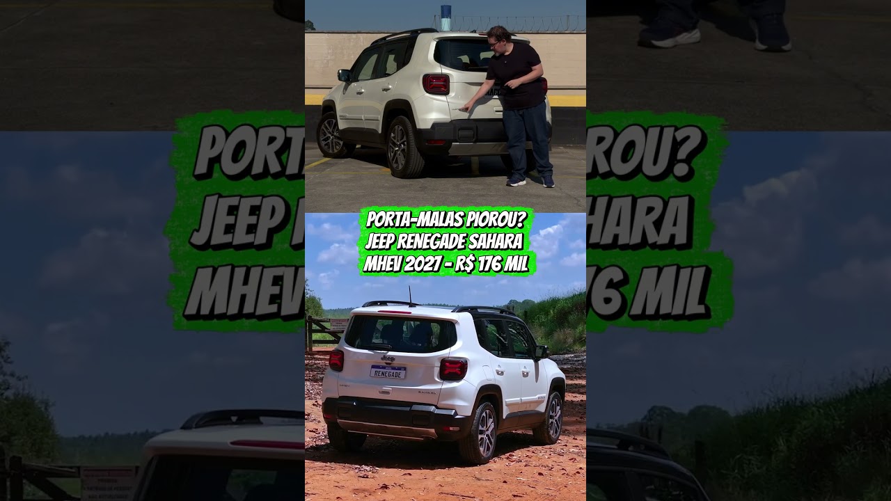 O DOWNGRADE ESCONDIDO NO PORTA-MALAS DO RENEGADE HÍBRIDO! 📉🚙