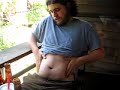 Man shakes beer belly uncontrollably. Hilarious!!!