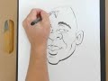 Drawing a Caricature Face 1