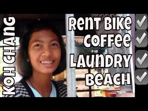 Koh Chang Part 3 – How to Rent a Motor Cycle and how to get your Laundry Done!