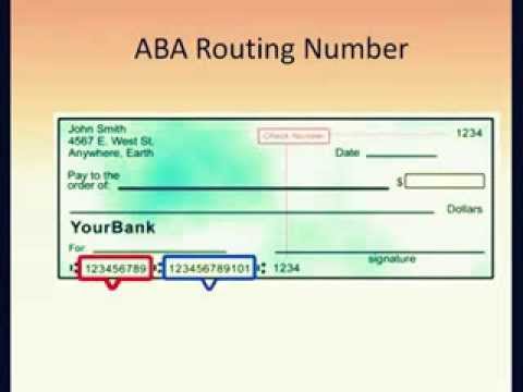 how to locate aba routing number on check