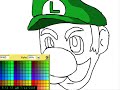 Drawing Luigi on Macromedia Flash 8