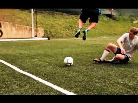 how to practice slide tackling