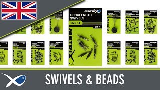 Вирбели с карабинка MATRIX X-Strong Feeder Bead Snap Link