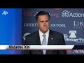Raw Video: Perry, Romney Court Conservatives