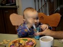 Benjamin eating pizza - Part 2