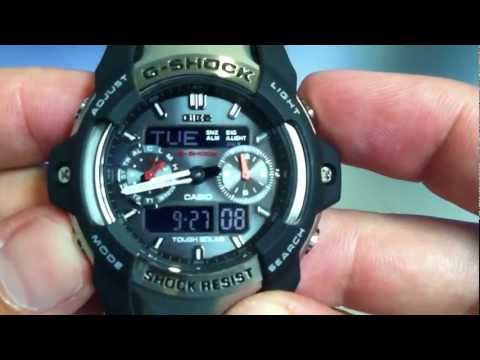 how to adjust casio g-shock giez