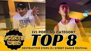 Popping Jack vs K.O – DESTRUCTIVE STEPS 15 1V1 POPPING TOP8