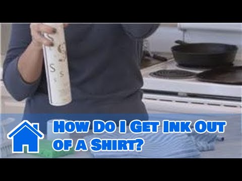 how to get ink out of clothes