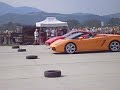 Ferrari vs. Lamborghini Gallardo 1/4 mile Ferrari vs. Lamborghini Gallardo 1/4 mile
