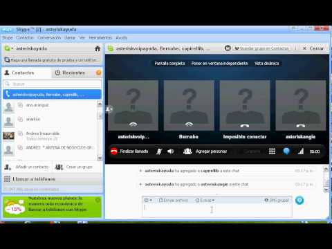 Video 2 de Skype: Cómo hacer videoconferencias con Skype
