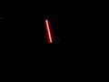 Star wars light saber in the dark