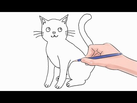 video-linktoworks-How to Draw a Cat Easy Step by Step - YouTube