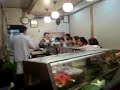 Sushi bar in Tokyo Tsukiji fish market