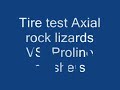 rc 2.2 axial lizards VS proline Masher tire test