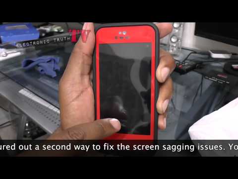 how to get rid of rainbow effect lifeproof