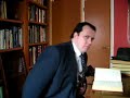 at the desk